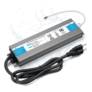 LED Driver 400 Watts Waterproof IP67 Power Supply 85V-265V AC to 12V DC Converter,Quiet and Small LED Transformer Low Voltage Output with 3-Prong Plug 3 Feet Cable for LED Light Strip, Outdoor LED Driver 400 Watts Waterproof IP67 Power Supply 85V-265V AC to 12V DC Converter,Quiet and Small LED Transformer Low Voltage Output with 3-Prong Plug 3 Feet Cable for LED Light Strip, Outdoor