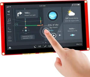 7 Inch ESP32 Display 800×480 HMI SPI TFT LCD ESP32 Touch Screen, 32-Bit LX7 Dual-Core Processor, Up to 240MHz, Compatible with Arduino, LVGL, PlatformIO, MicroPython (Basic Version) 7 Inch ESP32 Display 800×480 HMI SPI TFT LCD ESP32 Touch Screen, 32-Bit LX7 Dual-Core Processor, Up to 240MHz, Compatible with Arduino, LVGL, PlatformIO, MicroPython (Basic Version)