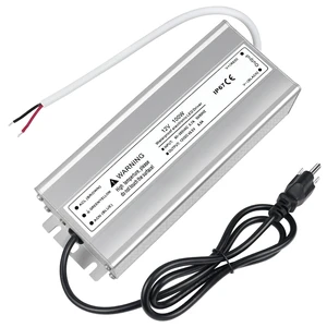 12V 100W LED Power Supply, Waterproof IP67 LED Driver, 90-265V AC to 12V DC Low Voltage Transformer with 3-Prong Plug 3.3FT Cable for LED Strip Lights and Outdoor Lighting 12V 100W LED Power Supply, Waterproof IP67 LED Driver, 90-265V AC to 12V DC Low Voltage Transformer with 3-Prong Plug 3.3FT Cable for LED Strip Lights and Outdoor Lighting