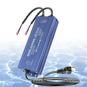 24V 200W LED Power Supply Waterproof IP67 Ultra Slim LED Driver 110V AC to 24V DC 8.3A 200 Watt Quiet Low Volt Converter LEDs Transformer Constant Voltage for LEDs Strip, Indoor & Outdoor 24V 200W LED Power Supply Waterproof IP67 Ultra Slim LED Driver 110V AC to 24V DC 8.3A 200 Watt Quiet Low Volt Converter LEDs Transformer Constant Voltage for LEDs Strip, Indoor & Outdoor