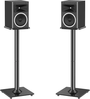 Universal Speaker Stands Pair for Surround Sound Home Theater, 31" Height Floor Speaker Stands Max 22LBS, Bookshelf Studio Satellite Speakers Fit Klipsch Polk Yamaha, Non Slip Pad Easy Install Universal Speaker Stands Pair for Surround Sound Home Theater, 31" Height Floor Speaker Stands Max 22LBS, Bookshelf Studio Satellite Speakers Fit Klipsch Polk Yamaha, Non Slip Pad Easy Install