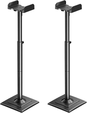 Speaker Stands Pair, 34"-43.3" Height Adjustable, Max 11 lbs, Cable Conceal Speaker Stand for Surround Sound, Sturdy Spring-Loaded Floor Standing for Satellite Rear Bookshelf Speaker Speaker Stands Pair, 34"-43.3" Height Adjustable, Max 11 lbs, Cable Conceal Speaker Stand for Surround Sound, Sturdy Spring-Loaded Floor Standing for Satellite Rear Bookshelf Speaker