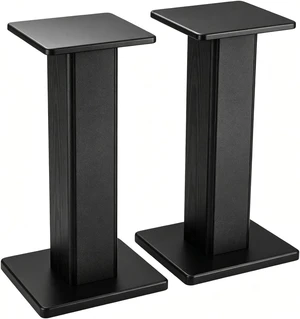 22.64" Universal Floor Speaker Stands, 150 lb Capacity, Black Non-Slip Pads and Cable Ties, Easy Assembly for Bookshelf, Satellite and Studio Monitor Speakers 22.64" Universal Floor Speaker Stands, 150 lb Capacity, Black Non-Slip Pads and Cable Ties, Easy Assembly for Bookshelf, Satellite and Studio Monitor Speakers