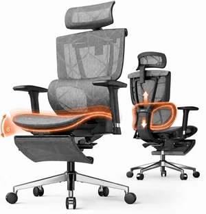 Lumbar Support Office Chair - 330lb Big & Tall Ergonomic Office Chair with Dynamic Lumbar - Forward Tilt Seat - Adjustable Headrest & Arms - Breathable Mesh Office Chair for Home Office Lumbar Support Office Chair - 330lb Big & Tall Ergonomic Office Chair with Dynamic Lumbar - Forward Tilt Seat - Adjustable Headrest & Arms - Breathable Mesh Office Chair for Home Office