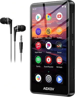 Android 14 MP3 Player with Bluetooth and WiFi, Android Spotify Music Player for Pandora, Amazon Music, Audible.16GB Memory,4" Touchscreen, Speaker, Supports Play Store,Up to 1TB Android 14 MP3 Player with Bluetooth and WiFi, Android Spotify Music Player for Pandora, Amazon Music, Audible.16GB Memory,4" Touchscreen, Speaker, Supports Play Store,Up to 1TB
