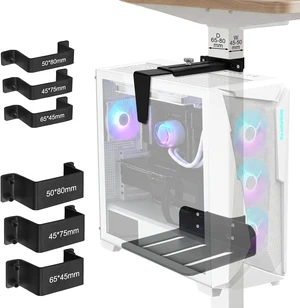 Under Desk Pc Mount for Standing | No Drill Pc Holder Under Desk CPU Holder, Computer Tower Stand Mount CPU Holder Pc Under Desk Mount Clamp Heavy Duty 44lb Capacity Fits 3 Fixed Table Leg Sizes Black Under Desk Pc Mount for Standing | No Drill Pc Holder Under Desk CPU Holder, Computer Tower Stand Mount CPU Holder Pc Under Desk Mount Clamp Heavy Duty 44lb Capacity Fits 3 Fixed Table Leg Sizes Black