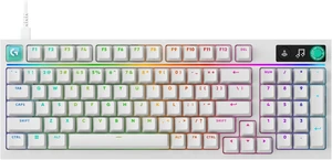 Logitech G316 X 98 Mechanical Gaming Keyboard (Tactile) - White Hot-Swappable Tactile Mechanical Switches, Gasket Design, PBT Keycaps, <8Khz, LIGHTSYNC RGB, Dot-Matxix LED Display, USB-C Logitech G316 X 98 Mechanical Gaming Keyboard (Tactile) - White Hot-Swappable Tactile Mechanical Switches, Gasket Design, PBT Keycaps, <8Khz, LIGHTSYNC RGB, Dot-Matxix LED Display, USB-C