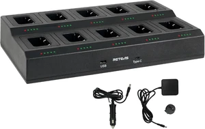 Retevis RT68 Walkie Talkie 10-Way Charger, Multi Unit Rapid Charger, 1 Pack for RT68H/RT68B Two Way Radio and Battery,LED Indicators,Individually Replaceable Base,AC/DC Adapter,Multiple Protection Retevis RT68 Walkie Talkie 10-Way Charger, Multi Unit Rapid Charger, 1 Pack for RT68H/RT68B Two Way Radio and Battery,LED Indicators,Individually Replaceable Base,AC/DC Adapter,Multiple Protection