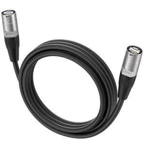 Ethercon Cable, Shielded Cat 5e Ethernet Cable Compatible with EtherCON RJ45 Connectors in Silvery for Professional Audio, Video and Networking Applications (1, 10FT) Ethercon Cable, Shielded Cat 5e Ethernet Cable Compatible with EtherCON RJ45 Connectors in Silvery for Professional Audio, Video and Networking Applications (1, 10FT)