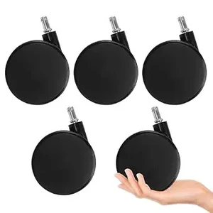 5 Pcs 4'' Extra Large Chair Wheels for Carpet, Large Office Chair Wheels, Heavy Duty Office Twin Chair Casters Replacement 7/16 x 7/8 Grip Ring for Furniture Hardwood Floor Computer Desks 5 Pcs 4'' Extra Large Chair Wheels for Carpet, Large Office Chair Wheels, Heavy Duty Office Twin Chair Casters Replacement 7/16 x 7/8 Grip Ring for Furniture Hardwood Floor Computer Desks