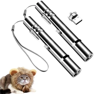 Interactive Cat Toy, Rechargeable Red Light Chasing Toy for Indoor Cats, 3 Modes & 5 Moving Patterns, Automatic Pet Exercise Toy for Kitten & Puppy Play (2 PCS) Interactive Cat Toy, Rechargeable Red Light Chasing Toy for Indoor Cats, 3 Modes & 5 Moving Patterns, Automatic Pet Exercise Toy for Kitten & Puppy Play (2 PCS)