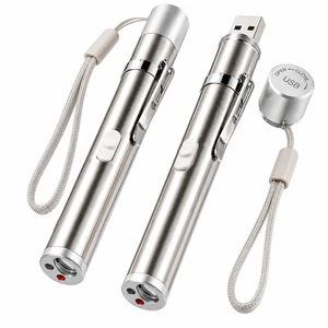 USB Rechargeable Cat Toy Pen, 2-Pack Interactive Toy for Indoor Cats | Direct USB Charging, 3 Light Modes, Aluminum Body, Pocket Clip, Wrist Strap, Indoor Play USB Rechargeable Cat Toy Pen, 2-Pack Interactive Toy for Indoor Cats | Direct USB Charging, 3 Light Modes, Aluminum Body, Pocket Clip, Wrist Strap, Indoor Play