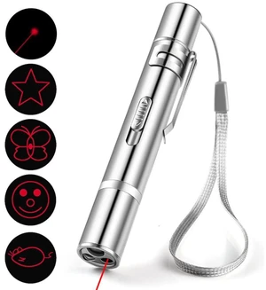 Cat Toys Laser Pointer Rechargeable Cat Laser Toy Interactive Cat Toys for Indoor Cats Kittenes Dogs LED Flashlight 7 Adjustable Patterns Red Light Remotes Teaching Tool USB Cat Toys Laser Pointer Rechargeable Cat Laser Toy Interactive Cat Toys for Indoor Cats Kittenes Dogs LED Flashlight 7 Adjustable Patterns Red Light Remotes Teaching Tool USB