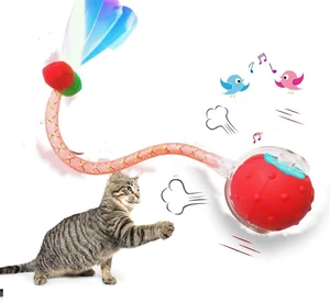 Smart Interactive Cat Ball Toy Rechargeable Rolling Toy with Lights & Motion Sensor, 3 Play Modes for Indoor Cats, Self-Moving & Durable Fun Smart Interactive Cat Ball Toy Rechargeable Rolling Toy with Lights & Motion Sensor, 3 Play Modes for Indoor Cats, Self-Moving & Durable Fun