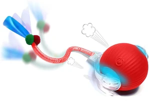 Interactive Cat Toys for Indoor Cats Motion Activated Automatic Cat Ball with SpeedyTail, 3 Play Modes, Rechargeable LED Rolling Ball, Kitten Toys for Bored Indoor Cats, Smart Cat Enrichment Toy Interactive Cat Toys for Indoor Cats Motion Activated Automatic Cat Ball with SpeedyTail, 3 Play Modes, Rechargeable LED Rolling Ball, Kitten Toys for Bored Indoor Cats, Smart Cat Enrichment Toy