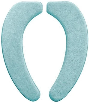 Flannel Toilet Seat Cushion Cover, Portable Self-Adhesive Toilet Seat Cover, Universal Washable and Reusable Toilet Lid Cover (Green) Flannel Toilet Seat Cushion Cover, Portable Self-Adhesive Toilet Seat Cover, Universal Washable and Reusable Toilet Lid Cover (Green)