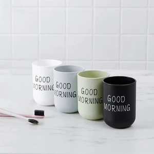 4 Pcs Bathroom Tumblers Cups, Unbreakable Reusable Toothbrush Holders, Eco-Friendly Plastic Drinking Cups for Water, Coffee, Milk, Juice, Tea(4 Colors) 4 Pcs Bathroom Tumblers Cups, Unbreakable Reusable Toothbrush Holders, Eco-Friendly Plastic Drinking Cups for Water, Coffee, Milk, Juice, Tea(4 Colors)