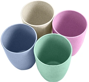 Modern Toothbrush Cup Plastic Tumbler Cup, 4 Pcs Unbreakable Toothbrush Holder Mug Gargle Washing Cup for Home Bathroom Travel Modern Toothbrush Cup Plastic Tumbler Cup, 4 Pcs Unbreakable Toothbrush Holder Mug Gargle Washing Cup for Home Bathroom Travel