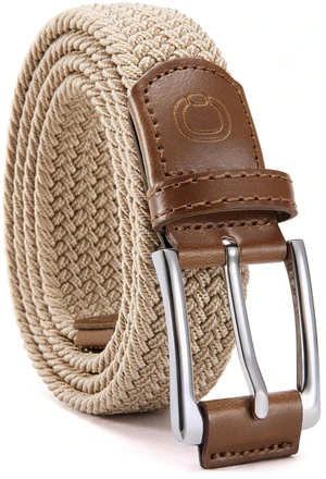 Stretch Golf Belt for Men & Women - Elastic Belt for Casual Wear | 1 3/8" Braided Nylon Webbing, Breathable Comfort, No-hole Design, Pairs with Jeans, Shorts and Chinos Stretch Golf Belt for Men & Women - Elastic Belt for Casual Wear | 1 3/8" Braided Nylon Webbing, Breathable Comfort, No-hole Design, Pairs with Jeans, Shorts and Chinos