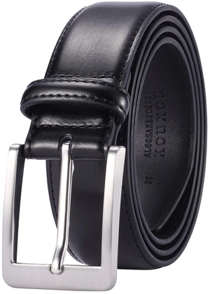 Men's Casual Leather Jeans Belts Classic Work Business Dress Belt with Prong Buckle for Men Men's Casual Leather Jeans Belts Classic Work Business Dress Belt with Prong Buckle for Men