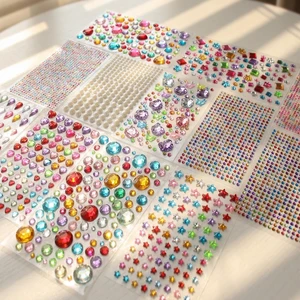 3521 Pieces Self Adhesive Jewels for Crafts, Gems Stickers for Kids, Flat Back Plastic Fake Jewels for Scrapbook Supplies and face gems 3521 Pieces Self Adhesive Jewels for Crafts, Gems Stickers for Kids, Flat Back Plastic Fake Jewels for Scrapbook Supplies and face gems