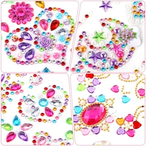 8 Sheets Gem Stickers Jewels for Crafts, Stick on Gems Rhinestones for Kids, Self Adhesive Jewels Stickers for DIY Face Gems Makeup 8 Sheets Gem Stickers Jewels for Crafts, Stick on Gems Rhinestones for Kids, Self Adhesive Jewels Stickers for DIY Face Gems Makeup
