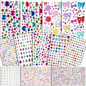 Gem Stickers Self Adhesive Jewel Rhinestones Sticker gems | 12 Styles Stick on Gems Jewel Stickers Rhinestone Gems for Crafts DIY, Assorted Diamond Stickers Gem Stickers for Girls Kids Gem Stickers Self Adhesive Jewel Rhinestones Sticker gems | 12 Styles Stick on Gems Jewel Stickers Rhinestone Gems for Crafts DIY, Assorted Diamond Stickers Gem Stickers for Girls Kids