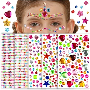 2000Pcs Gems Stickers, Self Adhesive Rhinestones Jewels Stickers for Crafting, Face Gems for Kids, Acrylic Bedazzled Diamond, Stick on Jewels for Crafts, Cheer Pins, Makeup 2000Pcs Gems Stickers, Self Adhesive Rhinestones Jewels Stickers for Crafting, Face Gems for Kids, Acrylic Bedazzled Diamond, Stick on Jewels for Crafts, Cheer Pins, Makeup