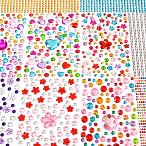 3900pcs Gem Stickers, Self Adhesive Rhinestone Sticker, Acrylic Bling Jewel Stickers for Crafts, Stick on Gems for Face Gems Makeup Assorted Shapes DIY Decoration 3900pcs Gem Stickers, Self Adhesive Rhinestone Sticker, Acrylic Bling Jewel Stickers for Crafts, Stick on Gems for Face Gems Makeup Assorted Shapes DIY Decoration