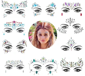 Face Gems, 10 Sets Mermaid Face Jewels for Party, Rave Festival | Festival Gems Rhinestones Rave Eyes Body Temporary Stickers Crystal Stickers Decoration Face Gems, 10 Sets Mermaid Face Jewels for Party, Rave Festival | Festival Gems Rhinestones Rave Eyes Body Temporary Stickers Crystal Stickers Decoration