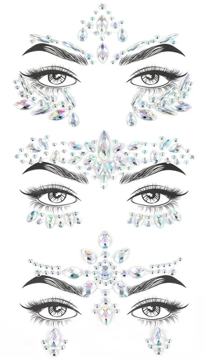 Music Festival Face Jewels, 3 Sets Mermaid Face Jewels Stick On, Rhinestone Rave Face Gems Glitter, Temporary Crystal Stickers Decorations for Christmas Festival Music Carnival Race Party Makeup Music Festival Face Jewels, 3 Sets Mermaid Face Jewels Stick On, Rhinestone Rave Face Gems Glitter, Temporary Crystal Stickers Decorations for Christmas Festival Music Carnival Race Party Makeup