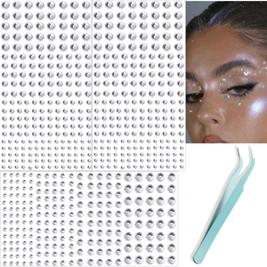 660Pcs Face Gems Hair Gems, Self-Adhesive Face Jewels Eye Jewels Rhinestones 3/4/5/6 mm DIY Face Gems Stick on, Hair Body Rhinestones Gems Rave Accessories for Face Eyes Makeup Body, Crafts 660Pcs Face Gems Hair Gems, Self-Adhesive Face Jewels Eye Jewels Rhinestones 3/4/5/6 mm DIY Face Gems Stick on, Hair Body Rhinestones Gems Rave Accessories for Face Eyes Makeup Body, Crafts
