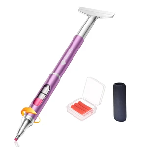 Diamond Art Painting Pen Refillable Wax Pen for Diamond Art Kit Accessories, Self-Stick Drill Pens with Metal Correction Plate for 5D Craft DIY Nail - B18 Diamond Art Painting Pen Refillable Wax Pen for Diamond Art Kit Accessories, Self-Stick Drill Pens with Metal Correction Plate for 5D Craft DIY Nail - B18