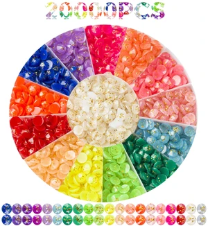 20000PCS Glitter Diamond Art Beads, 20 Colors Round Drill | 20 Colors Diamond Painting Beads, Diamond Painting Accessories, Round Rhinestones For Crafts, Bead Art Or Nails Art, 2.8MM 20000PCS Glitter Diamond Art Beads, 20 Colors Round Drill | 20 Colors Diamond Painting Beads, Diamond Painting Accessories, Round Rhinestones For Crafts, Bead Art Or Nails Art, 2.8MM