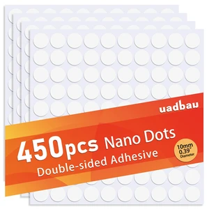 450 Pcs Museum Putty Sticky Tack Double-Sided Tape Sticky Dots, 10mm/0.39 Removable Clear Adhesive Dots, Poster Putty Wall Tape for Home Decoration, Office Use, and Wedding Setup 450 Pcs Museum Putty Sticky Tack Double-Sided Tape Sticky Dots, 10mm/0.39 Removable Clear Adhesive Dots, Poster Putty Wall Tape for Home Decoration, Office Use, and Wedding Setup