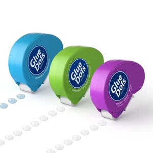Dot N' Go Glue Dot Dispenser Project Pack with 200 Permanent, Poster, and Removable Double-Sided Adhesive Craft Dots Each, 3/8-Inch Dot N' Go Glue Dot Dispenser Project Pack with 200 Permanent, Poster, and Removable Double-Sided Adhesive Craft Dots Each, 3/8-Inch