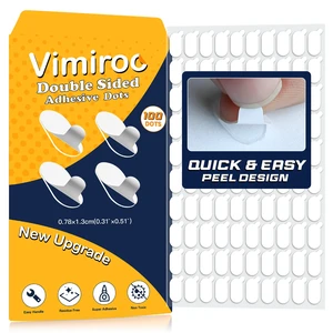100pcs Clear Sticky Tack, Glue Adhesive Dots, Museum Mounting Putty | Ultra-Thin 1mm Sticky Mounting Dots with Easy-Peel Tabs for Posters, Photos, Balloons, Crafts, Classroom and Party Decor 100pcs Clear Sticky Tack, Glue Adhesive Dots, Museum Mounting Putty | Ultra-Thin 1mm Sticky Mounting Dots with Easy-Peel Tabs for Posters, Photos, Balloons, Crafts, Classroom and Party Decor