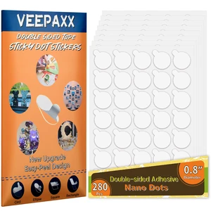 280Pcs Double Sided Adhesive Dots, Removable Clear Dots Sticky Tack, Waterproof No Trace Dots Adhesive Putty for Wall Hanging Crafts, Balloons Party Decorations Poster Picture Festival Decoration 20mm 280Pcs Double Sided Adhesive Dots, Removable Clear Dots Sticky Tack, Waterproof No Trace Dots Adhesive Putty for Wall Hanging Crafts, Balloons Party Decorations Poster Picture Festival Decoration 20mm