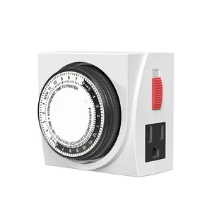 Heavy Duty Dual Outlet Mechanical Timer,24-Hour Light Timer,3-Prong | 15-min intervals; daily repeat; easy setup;Indoor Timer for Christmas Decor,Plant Light,Reptile Tank, Aquarium, ETL,15A/1875W Heavy Duty Dual Outlet Mechanical Timer,24-Hour Light Timer,3-Prong | 15-min intervals; daily repeat; easy setup;Indoor Timer for Christmas Decor,Plant Light,Reptile Tank, Aquarium, ETL,15A/1875W