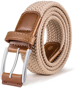 Stretch Belt Men,Mens Gift Woven Braided Web Belt 1 3/8 for Golf Casual Pants Shirts Jeans(Beige,30"-34" Waist Adjustable) Stretch Belt Men,Mens Gift Woven Braided Web Belt 1 3/8 for Golf Casual Pants Shirts Jeans(Beige,30"-34" Waist Adjustable)