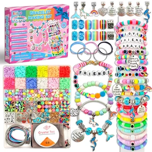 Girls Toys Bracelet Making Kit -3400pcs Charm Jewelry Making Kit Supplies,Unicorn/Mermaid Crafts Birthday Christmas Gifts for Girls Ages 5 6 7 8 9 10 11 12 Years Old Girls Toys Bracelet Making Kit -3400pcs Charm Jewelry Making Kit Supplies,Unicorn/Mermaid Crafts Birthday Christmas Gifts for Girls Ages 5 6 7 8 9 10 11 12 Years Old
