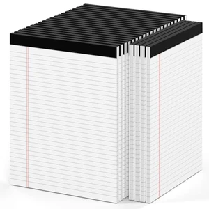 24 Pack Legal Pads 8.5 x 11 Note Pads 8.5 x 11 Inch Notepad 720 Sheets Writing Pads Wide Ruled Lined Paper Pads White Paper Note Pads 8.5 x 11 with 30 Sheets Per Legal Pad for School, Office, Home 24 Pack Legal Pads 8.5 x 11 Note Pads 8.5 x 11 Inch Notepad 720 Sheets Writing Pads Wide Ruled Lined Paper Pads White Paper Note Pads 8.5 x 11 with 30 Sheets Per Legal Pad for School, Office, Home