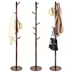 Coat Rack Freestanding- Solid Wood New Zealand Pine Hall Tree | with 8 Hooks 3 Adjustable Levels Corner Wooden Coat Hanger for Entryway, Hallway and Small Space (Hats, Purses, Bags) Coat Rack Freestanding- Solid Wood New Zealand Pine Hall Tree | with 8 Hooks 3 Adjustable Levels Corner Wooden Coat Hanger for Entryway, Hallway and Small Space (Hats, Purses, Bags)
