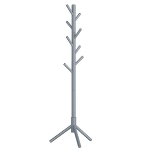 Solid Wood Coat Rack, Free Standing, Tree-Shaped, with 8 Hooks | Coat Tree3 Height Options, for Clothes, Hats, Bags, for Living Room, Bedroom, Dove Gray, ANDI Collection URCR04GY Solid Wood Coat Rack, Free Standing, Tree-Shaped, with 8 Hooks | Coat Tree3 Height Options, for Clothes, Hats, Bags, for Living Room, Bedroom, Dove Gray, ANDI Collection URCR04GY