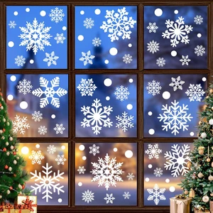 116PCS Christmas Decorations, 9 Sheets Christmas Window Clings, Snowflake Window Clings Decals, Double Sided Xmas Snowflake Decal Stickers for Winter Holiday Home Indoor Decorations Decor Supplies 116PCS Christmas Decorations, 9 Sheets Christmas Window Clings, Snowflake Window Clings Decals, Double Sided Xmas Snowflake Decal Stickers for Winter Holiday Home Indoor Decorations Decor Supplies