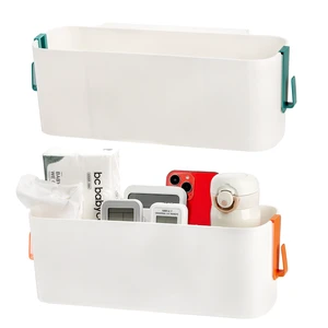 2 Pack Bedside Caddy Organizer, Plastic Bunk Bed Shelf, Dorm Bedside Holder, Multi Storage Pocket Holder for Kids Loft Bed Rail Rv Bathroom College with Hook 2 Pack Bedside Caddy Organizer, Plastic Bunk Bed Shelf, Dorm Bedside Holder, Multi Storage Pocket Holder for Kids Loft Bed Rail Rv Bathroom College with Hook