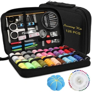 Sewing Kit for Adults, Portable Needle & Thread Repair Kit | Complete Sewing Supplies & Accessories Set, BeginnerFriendly for Travel Emergency Home College Dorm Essentials (Black, M) Sewing Kit for Adults, Portable Needle & Thread Repair Kit | Complete Sewing Supplies & Accessories Set, BeginnerFriendly for Travel Emergency Home College Dorm Essentials (Black, M)