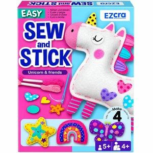 Unicorn Sewing Kit for Kids Ages 4-8 - 4 Beginner Projects | Sewing Craft Kit for Girls. 4 Easy DIY Projects with Felt Stickers. No Mess Arts and Crafts Gift for Girls. Unicorn Sewing Kit for Kids Ages 4-8 - 4 Beginner Projects | Sewing Craft Kit for Girls. 4 Easy DIY Projects with Felt Stickers. No Mess Arts and Crafts Gift for Girls.