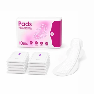 10 Count Premium Postpartum Pads with Wings, Feminine Care Maxi Pads | Large, Leak Proof, Stays Securely in Place, Maximum Absorbency, Postpartum Maternity Pads, Ultra Soft, Ultra Thin(pink) 10 Count Premium Postpartum Pads with Wings, Feminine Care Maxi Pads | Large, Leak Proof, Stays Securely in Place, Maximum Absorbency, Postpartum Maternity Pads, Ultra Soft, Ultra Thin(pink)