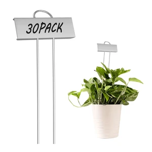 30pcs Plant Labels for Outdoor Garden Waterproof Plant Markers for Outdoor Plants, 11inch Metal Garden Plant Tags and Labels for Herbs Vegetable Seedlings GreenhouseSilver 30pcs Plant Labels for Outdoor Garden Waterproof Plant Markers for Outdoor Plants, 11inch Metal Garden Plant Tags and Labels for Herbs Vegetable Seedlings GreenhouseSilver